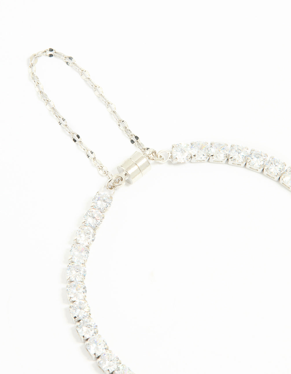 Silver Cubic Zirconia Tennis Bracelet