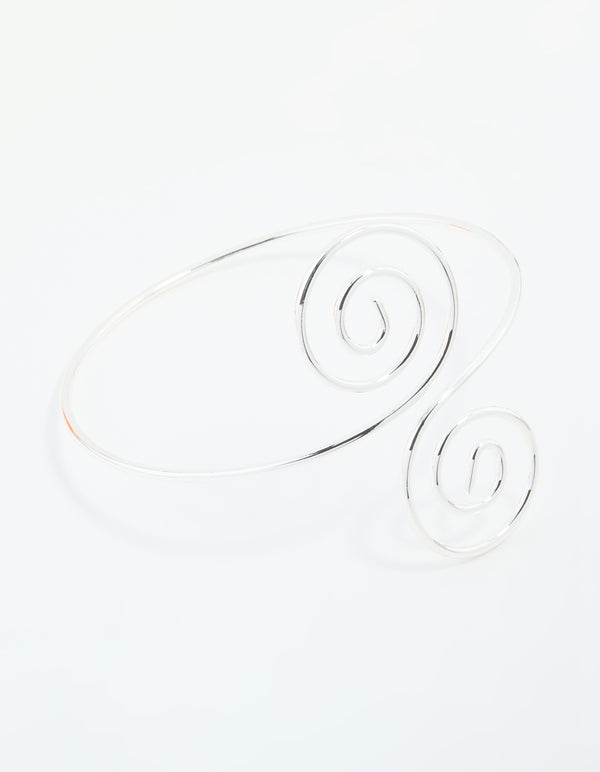 Silver Swivel Arm Cuff