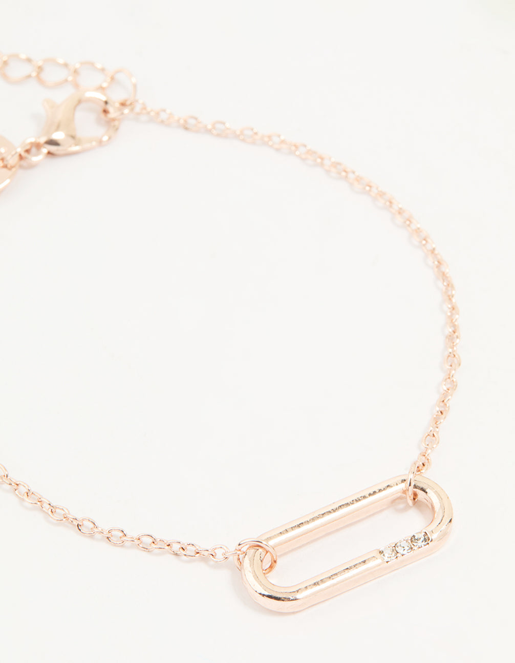 Mixed Metals Diamante Oval Centre Bracelets 3-Pack