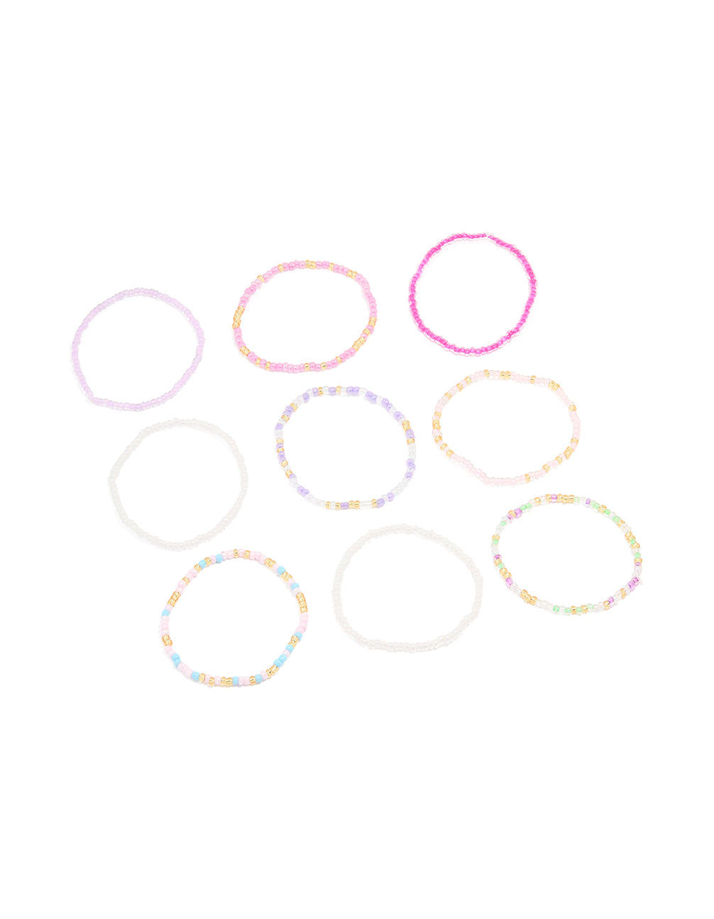 Kids Beaded Bracelets 9-Pack