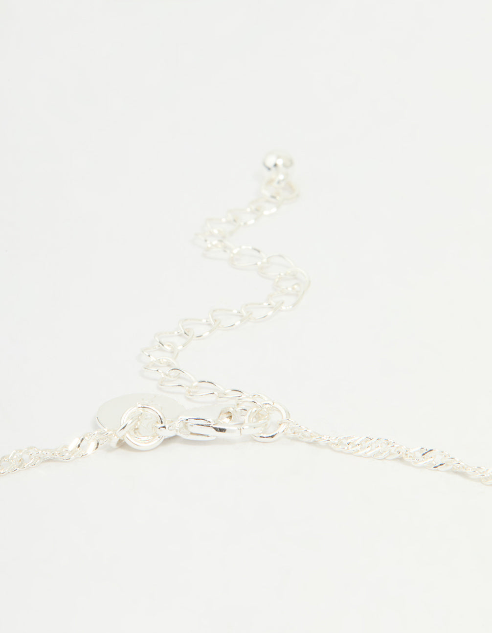 Silver Plated Letter M Heart Locket Necklace