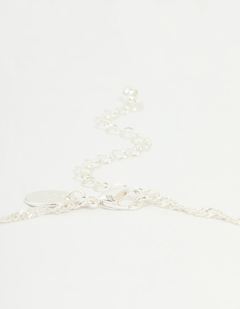 Silver Plated Letter S Heart Locket Necklace