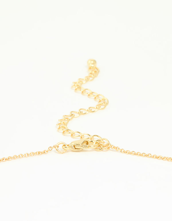 Gold Plated Bubble Scorpio Necklace