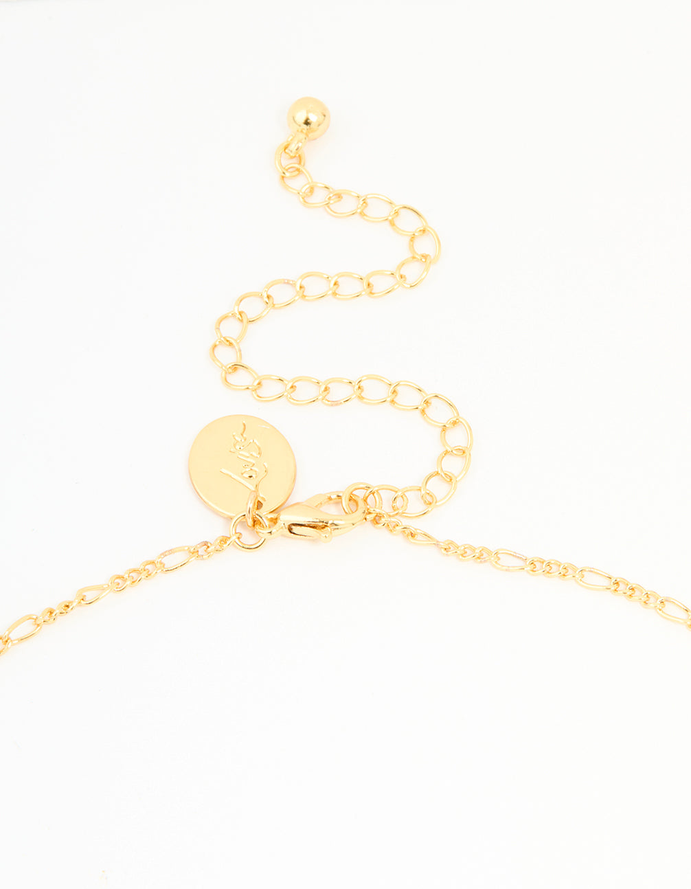 Gold Plated Brass Cubic Zirconia Large Cross Pendant Necklace