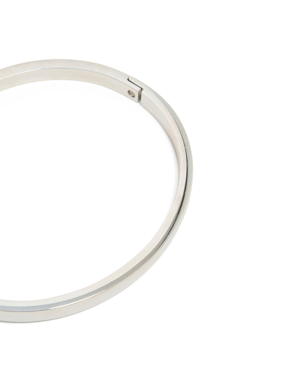 Waterproof Stainless Steel Smooth Hinge Bangle