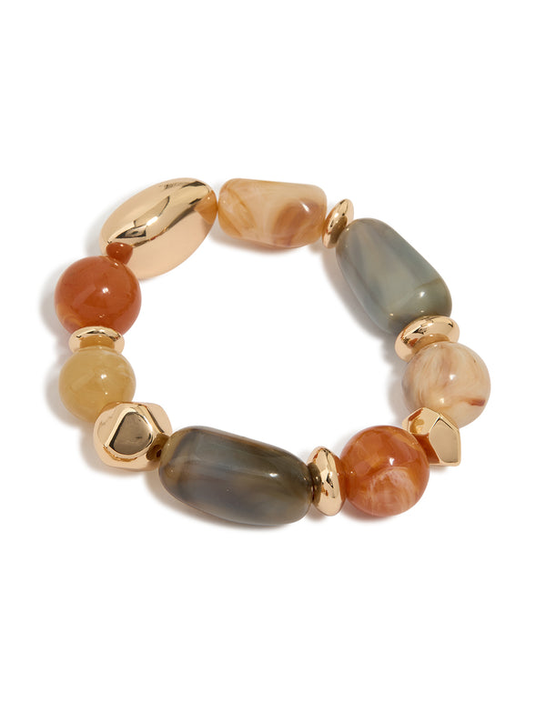 Mixed Beaded Stretch Bracelets 2-Pack