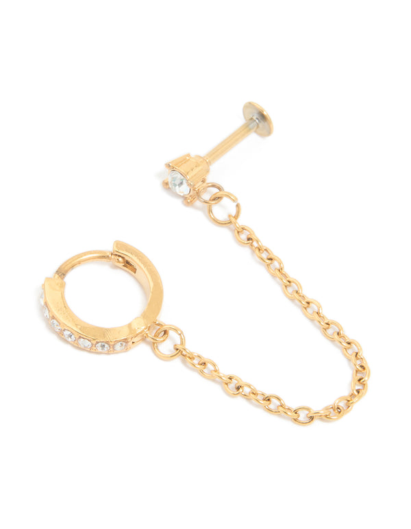Gold Plated Surgical Steel Standard Chain Clicker