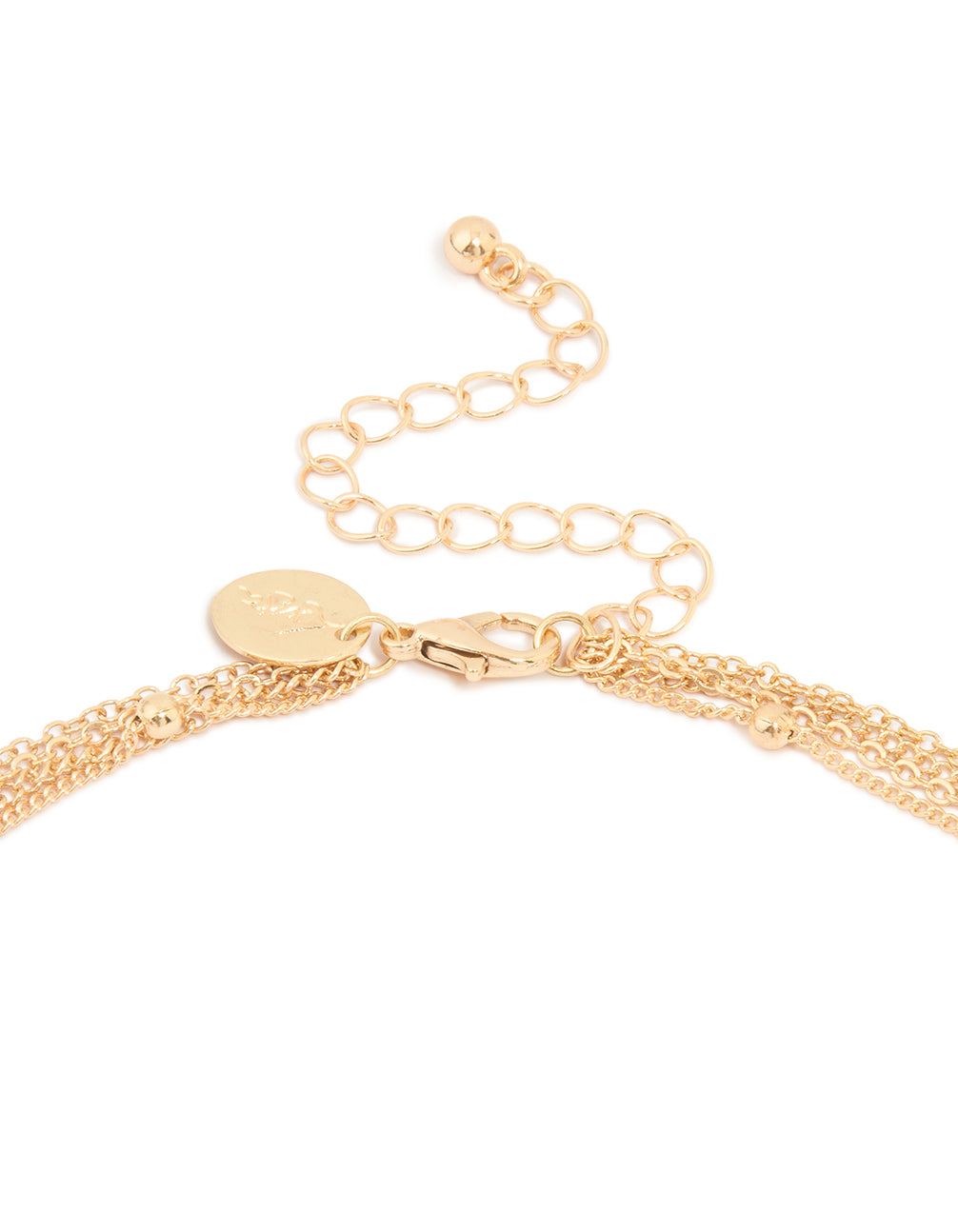 Gold Celestial Pearl Layered Y-Necklace