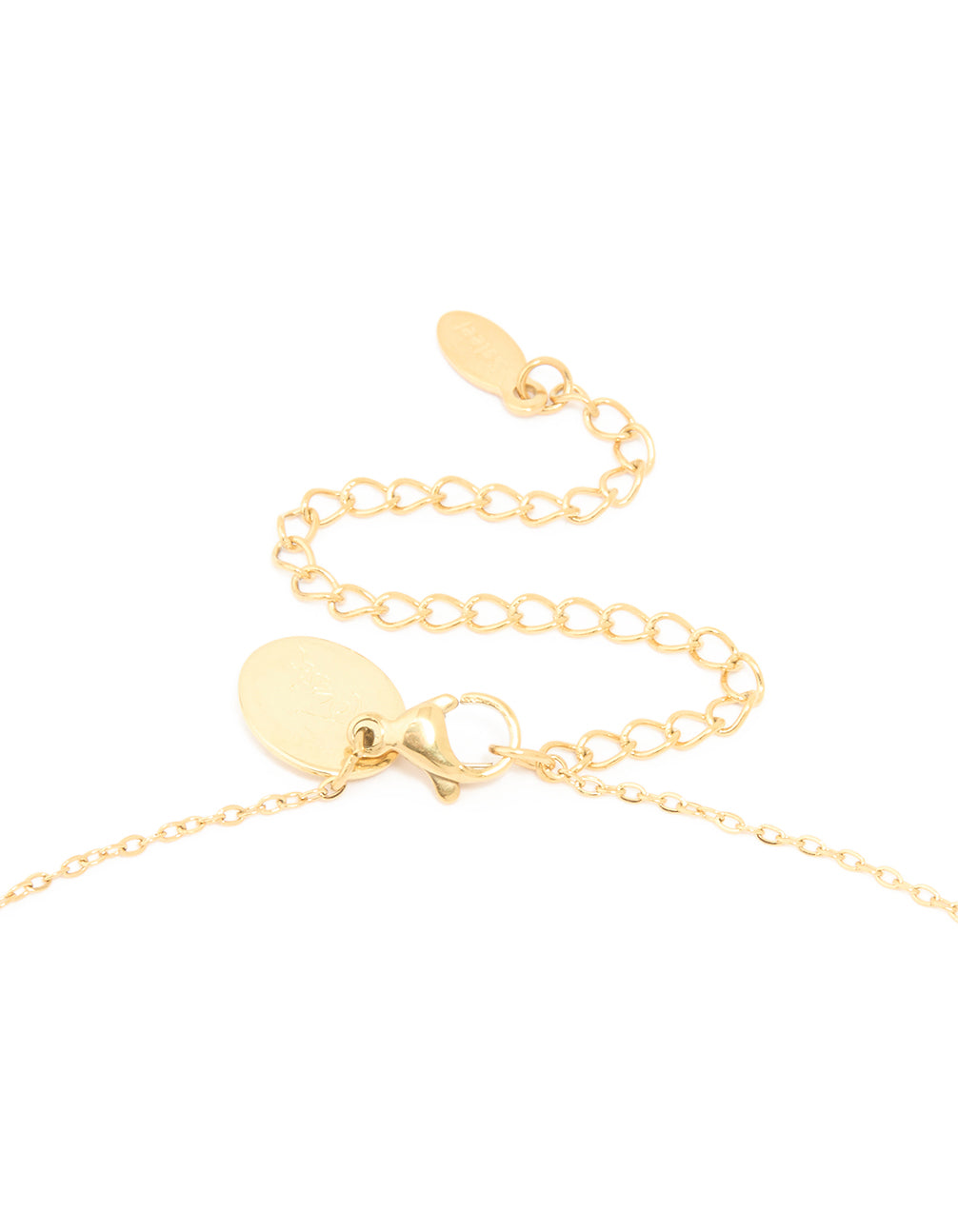 Waterproof Gold Plated Stainless Steel Cubic Zirconia Scorpio Necklace