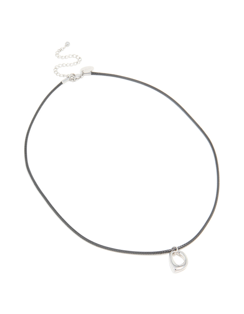 Waterproof Stainless Steel Small Pendant Cord Necklace