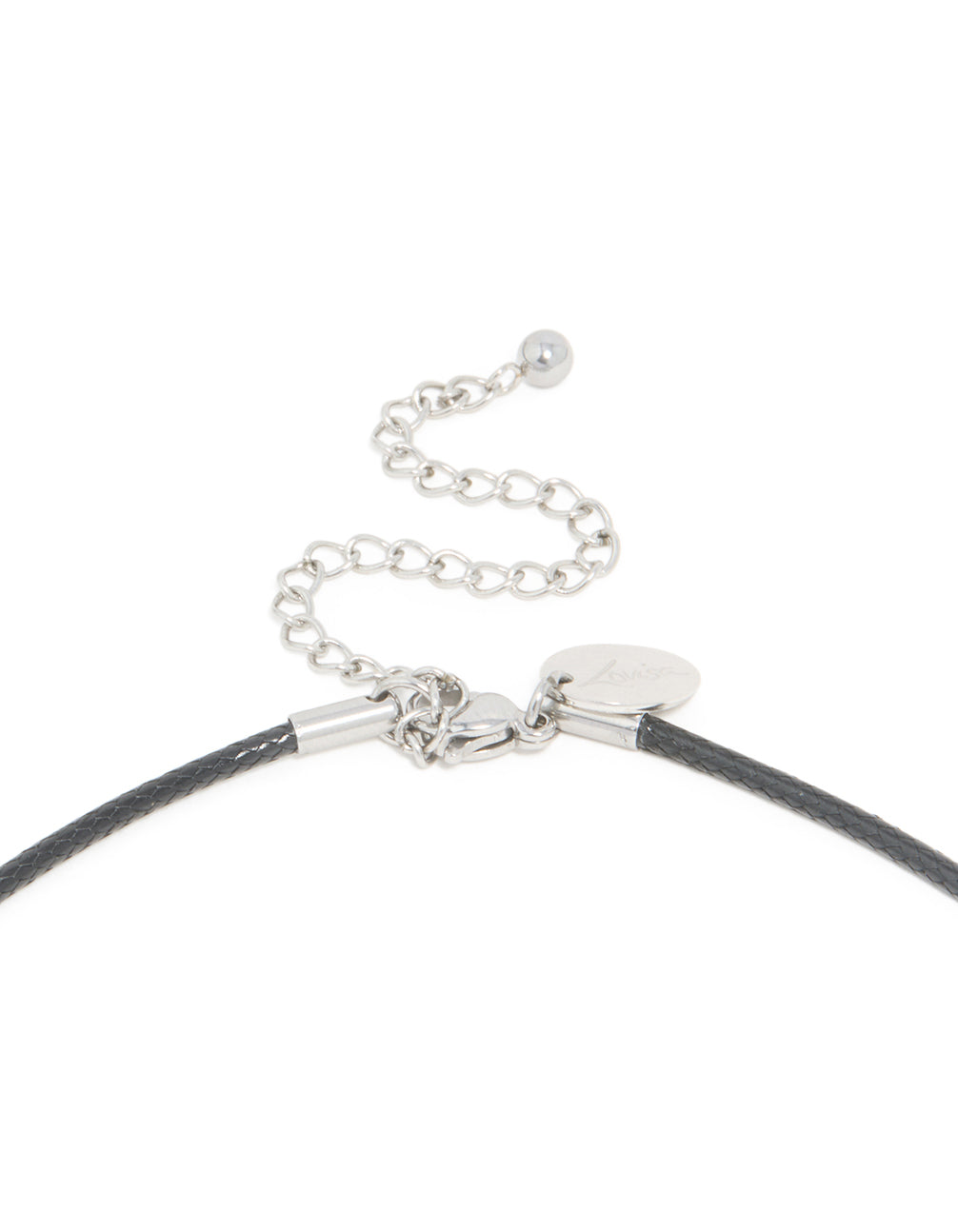 Waterproof Stainless Steel Small Pendant Cord Necklace