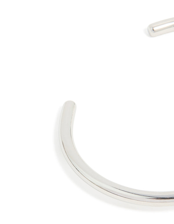 Waterproof Stainless Steel Basic Knotted Centre Wrist Cuff