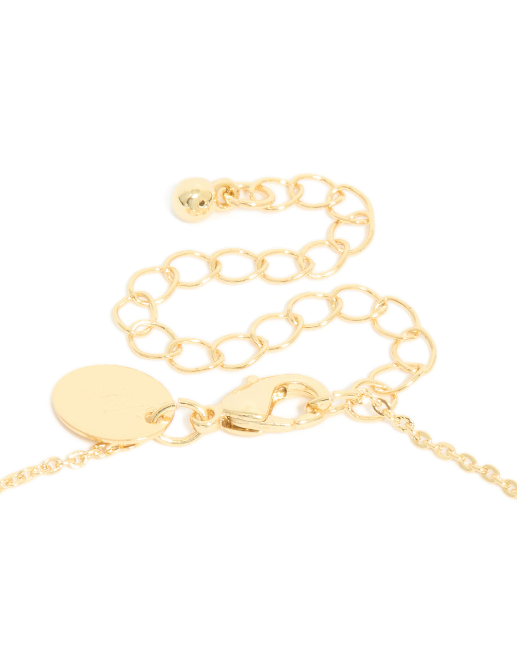 Gold Plated Cubic Zirconia Y-Necklace