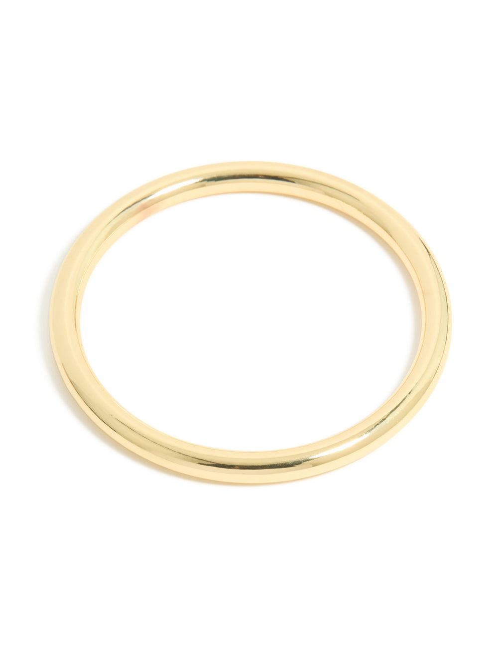 Gold Smooth Thick Bangle