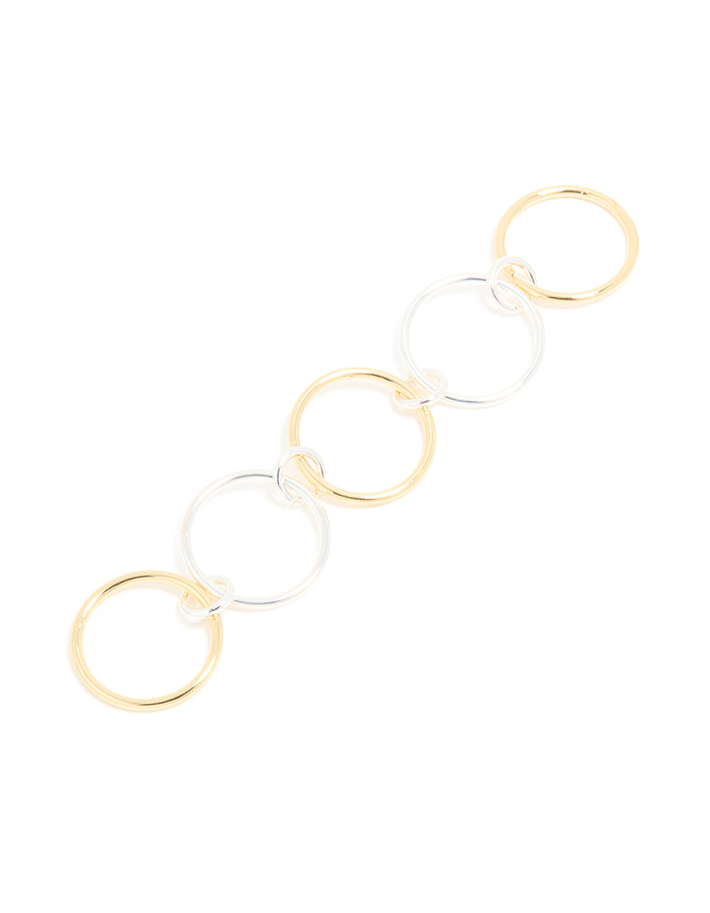 Mixed Metal Solid Linked Rings