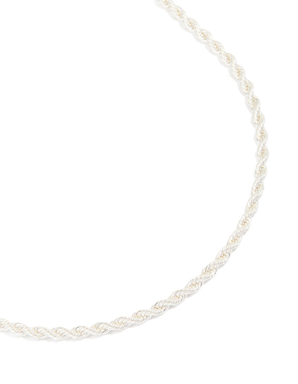 Waterproof Stainless Steel Twist Chain Necklace