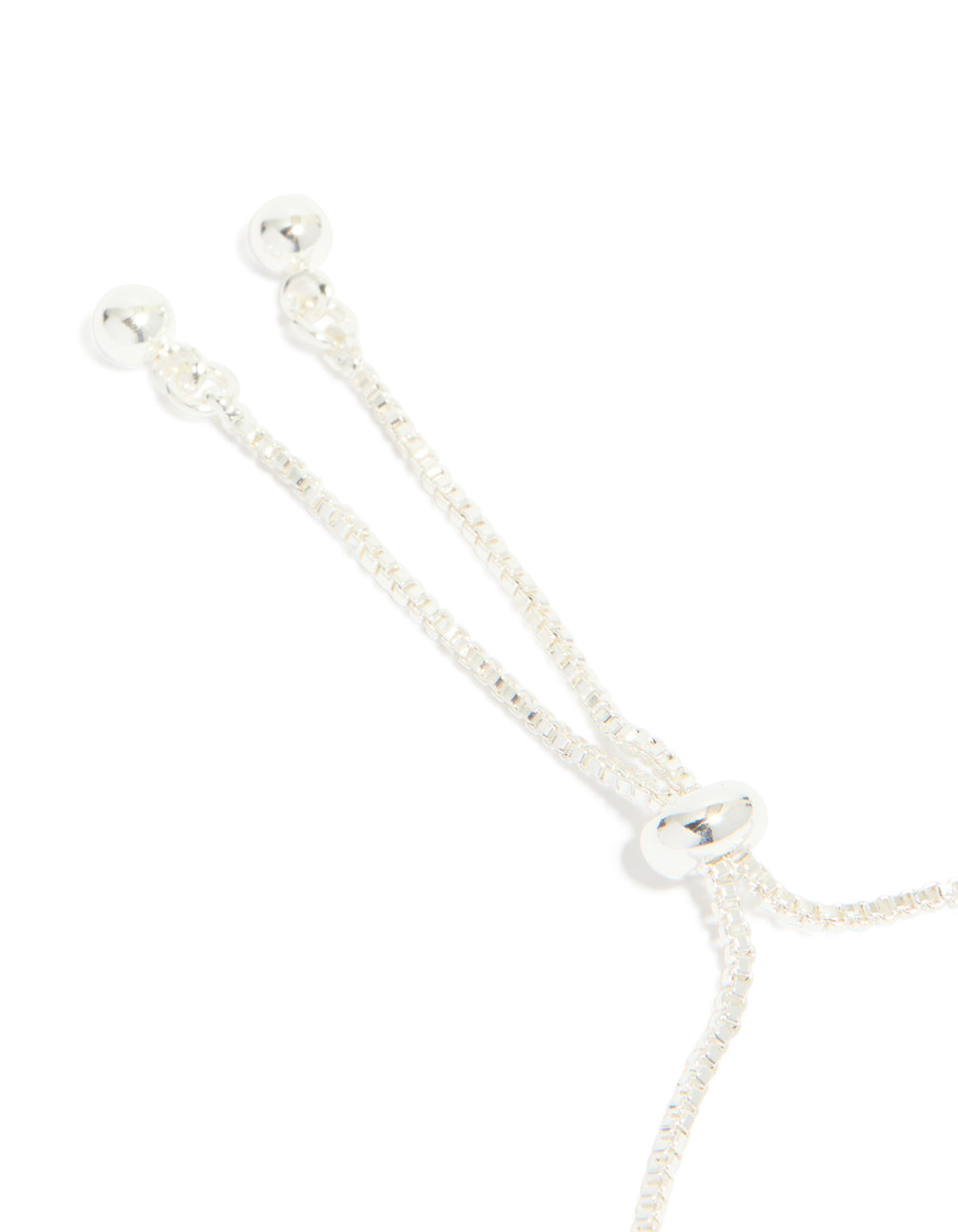 Silver Plated Cubic Zirconia Thin Tennis Layered Toggle Bracelet