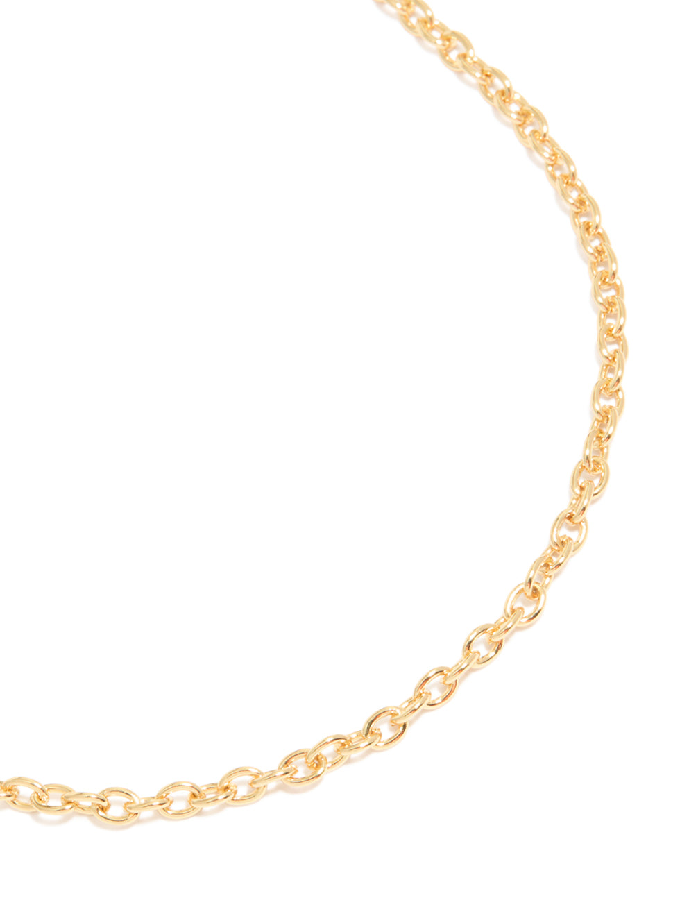 Gold Plated Rolo Chain Necklace