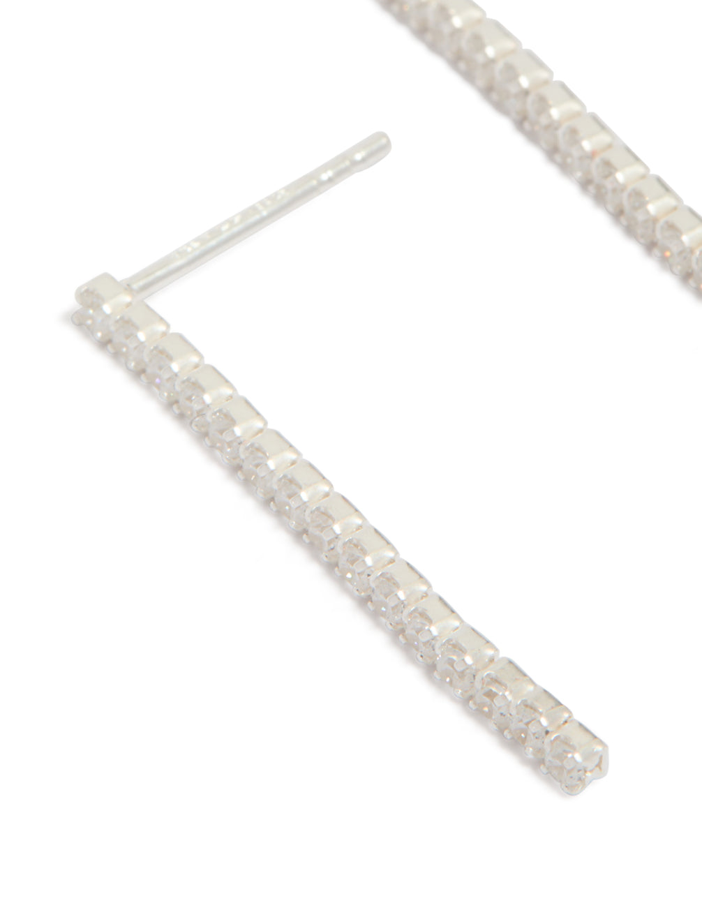 Sterling Silver Cubic Zirconia Drop Earrings