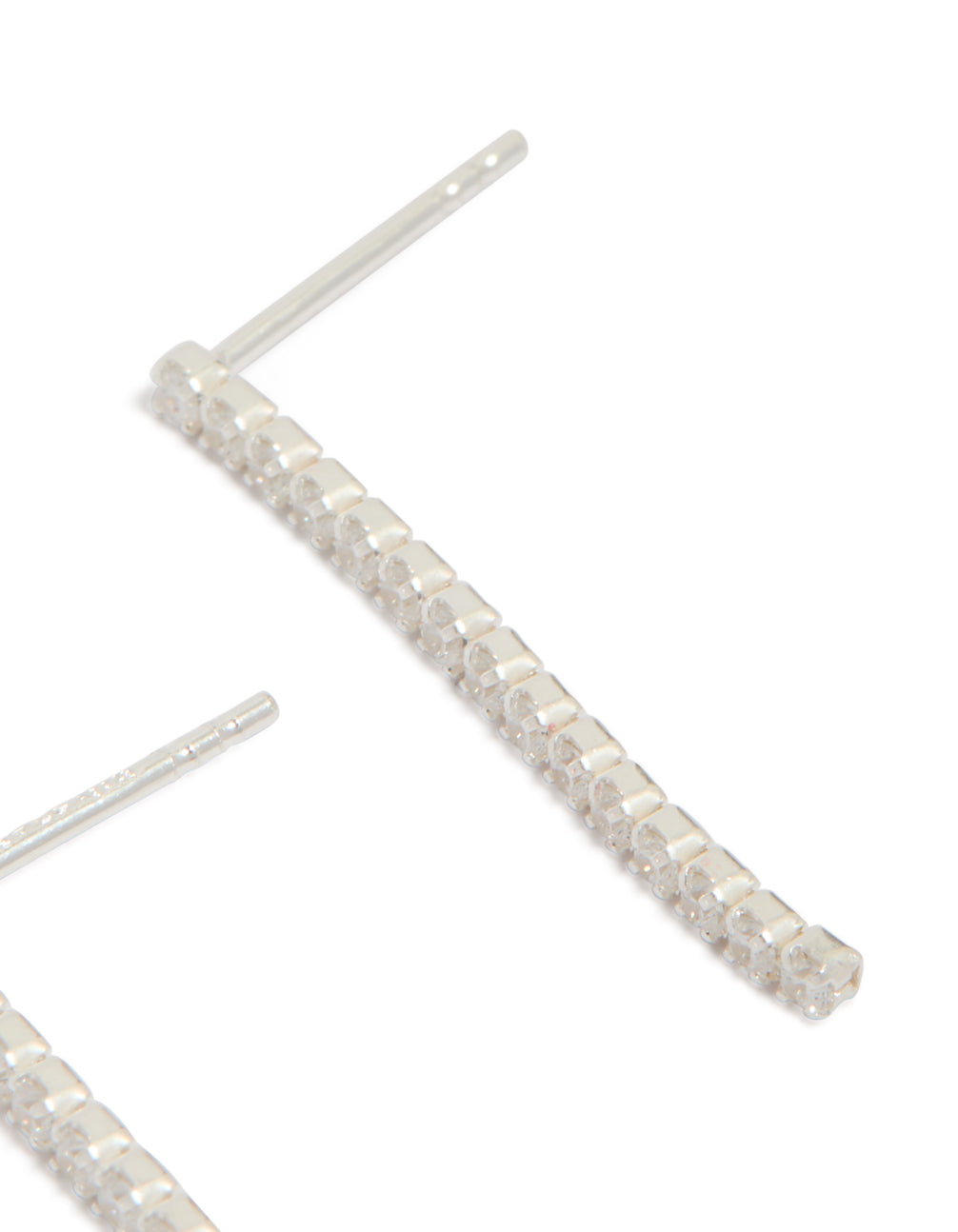 Sterling Silver Cubic Zirconia Drop Earrings