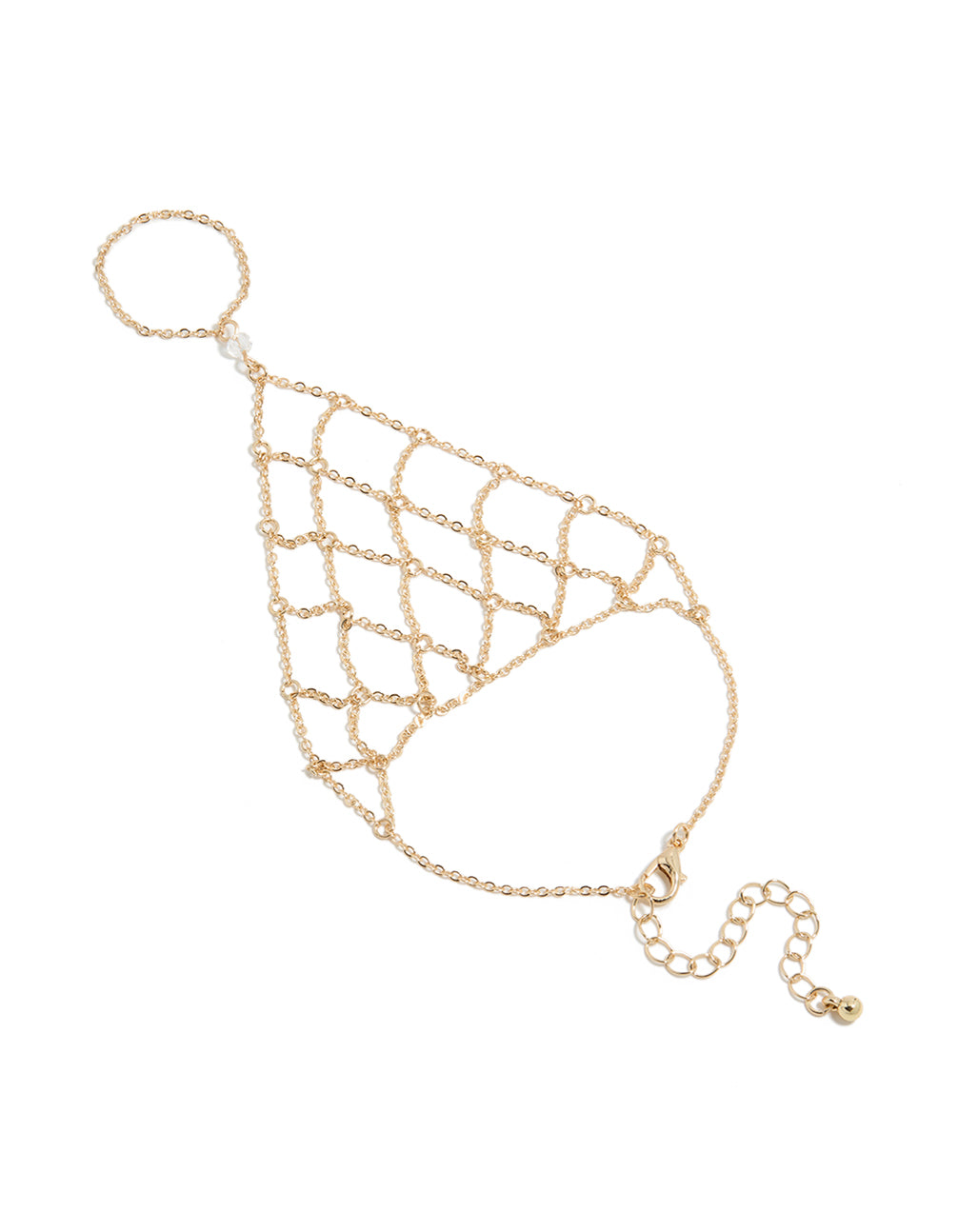 Gold Mesh Hand Chain