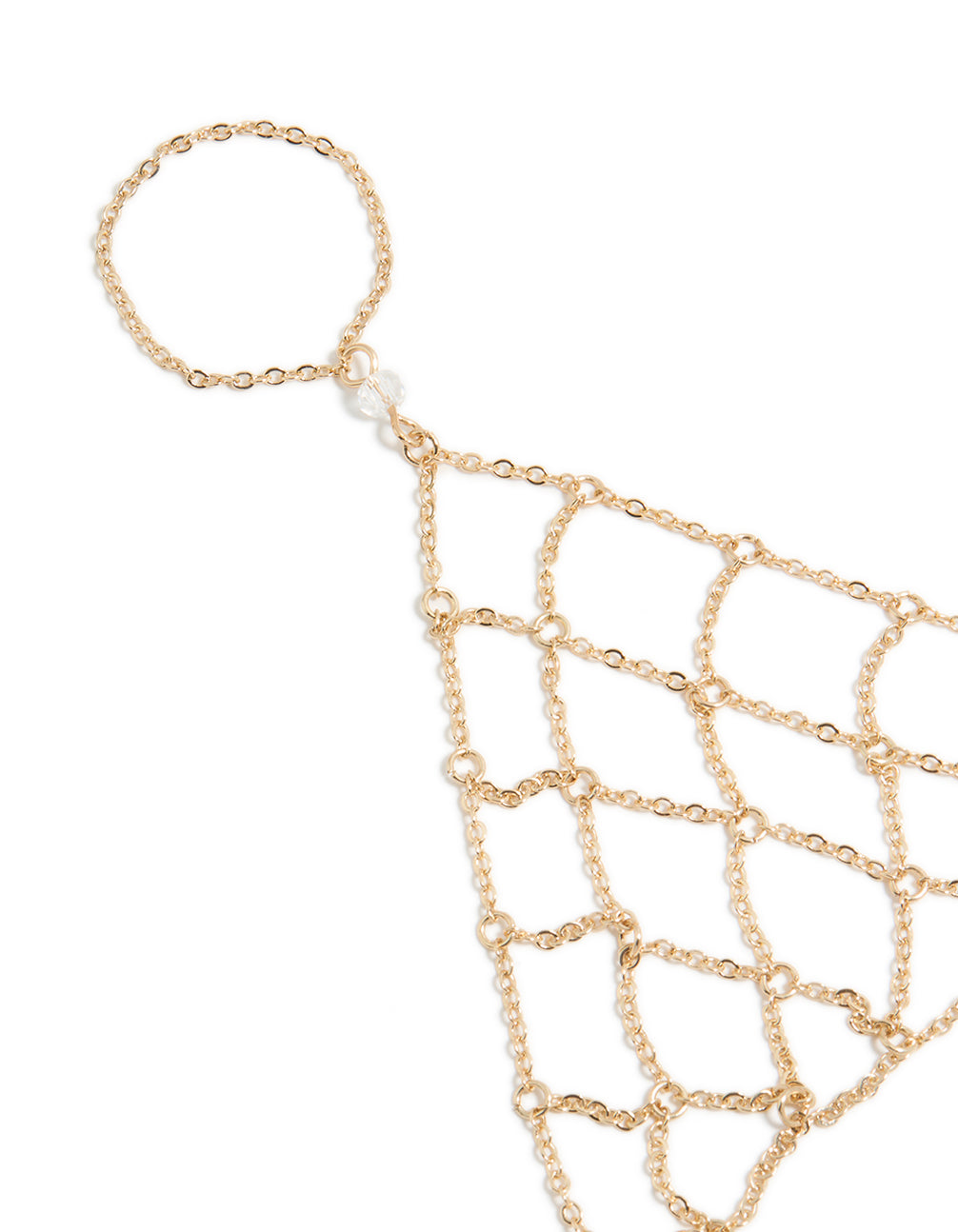 Gold Mesh Hand Chain