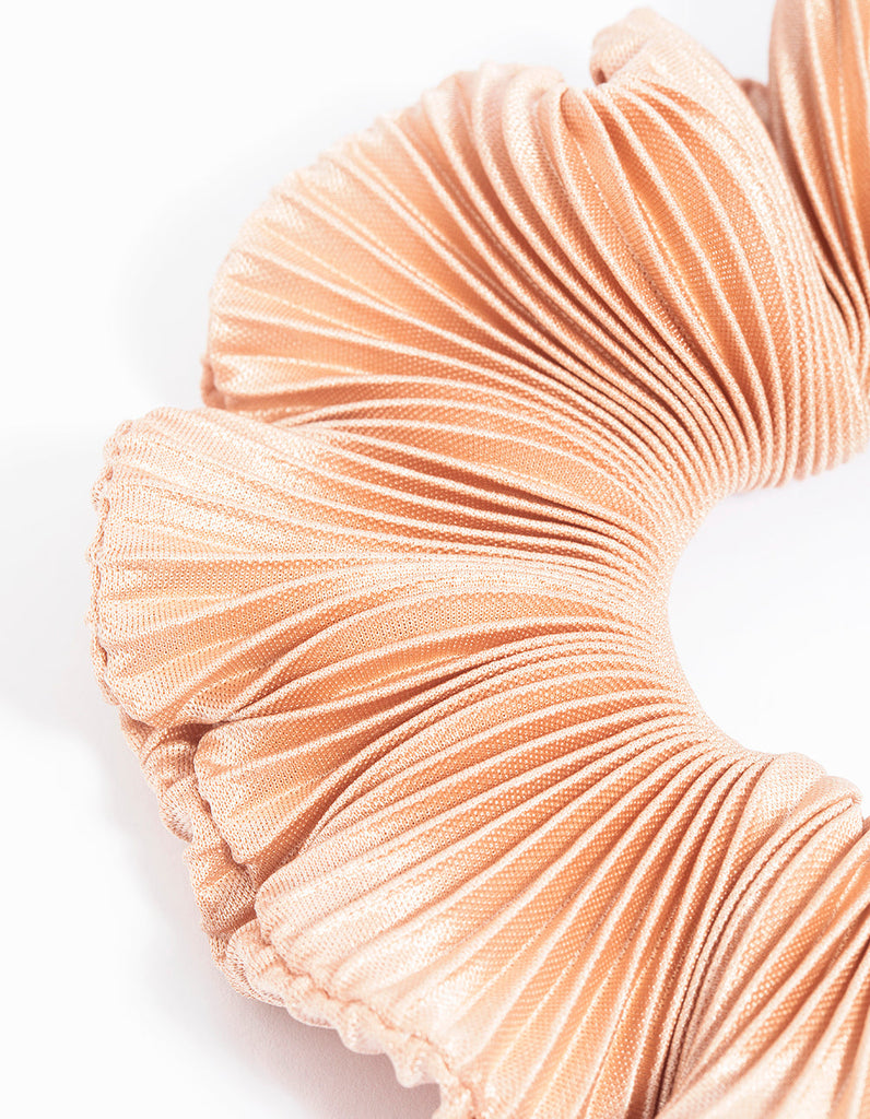Blush Pleated Scrunchie Jewel near me Jewelery Lovisa