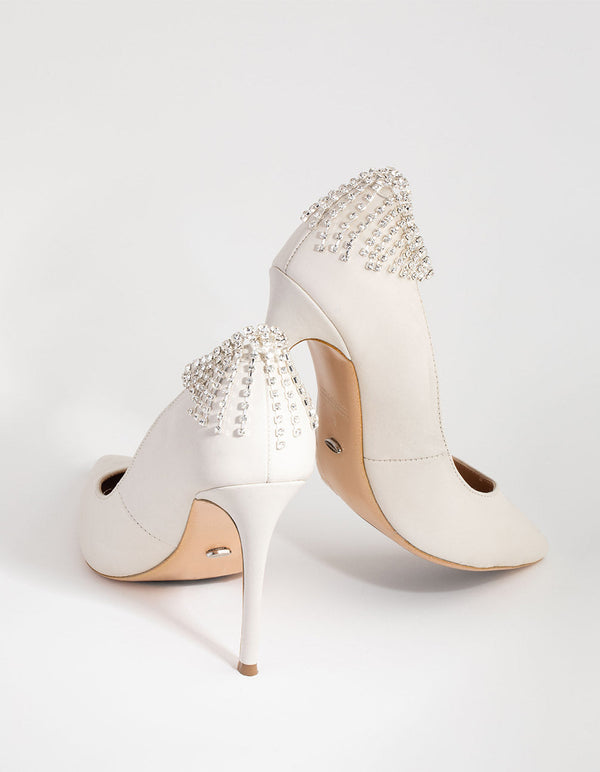 Crystal Back Drape Shoe Clip