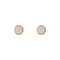 Round Glitter Stud Earrings - link has visual effect only