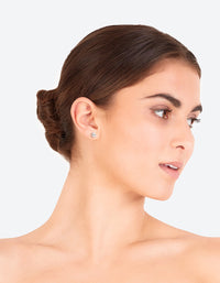 Sterling Silver Freshwater Pearl Stud Earrings - link has visual effect only