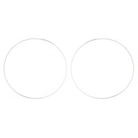 Sterling Silver 75mm Hoops - link has visual effect only
