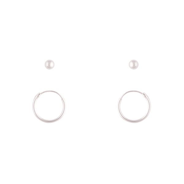 Sterling Silver Stud & Sleeper Earrings