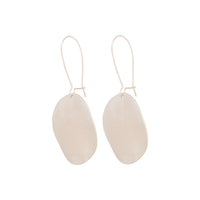 Rose Gold Sandblast Disc Drop Earrings - link has visual effect only