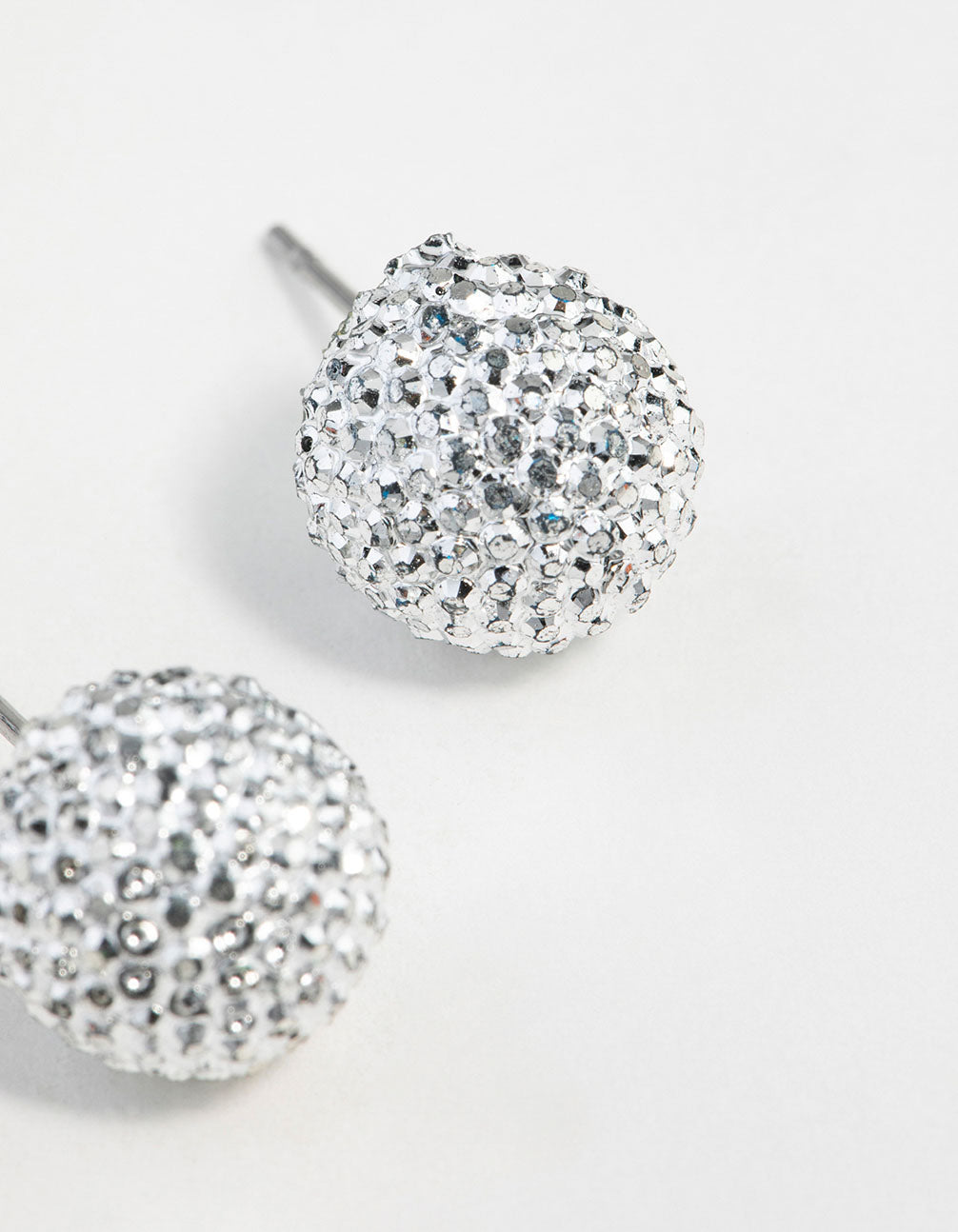 Surgical Steel Glitter Ball Stud Earrings