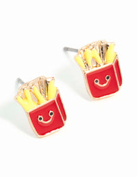 Gold Fries Stud Earrings - link has visual effect only