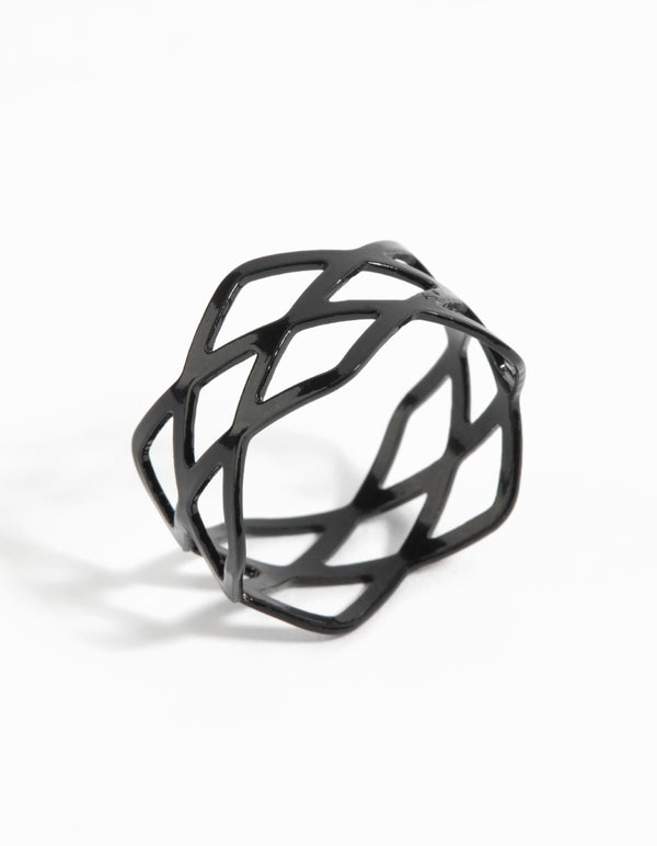 Coated Metal Multi Crossover Ring