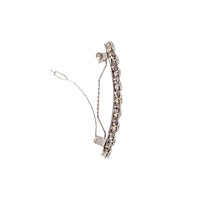 Silver Crystal Barrette Clip - link has visual effect only