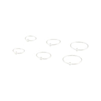 Sterling Silver Ball Gradual Size Nose Ring Pack - link has visual effect only