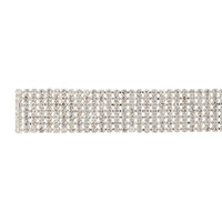 Silver Thick Diamante Choker - link has visual effect only