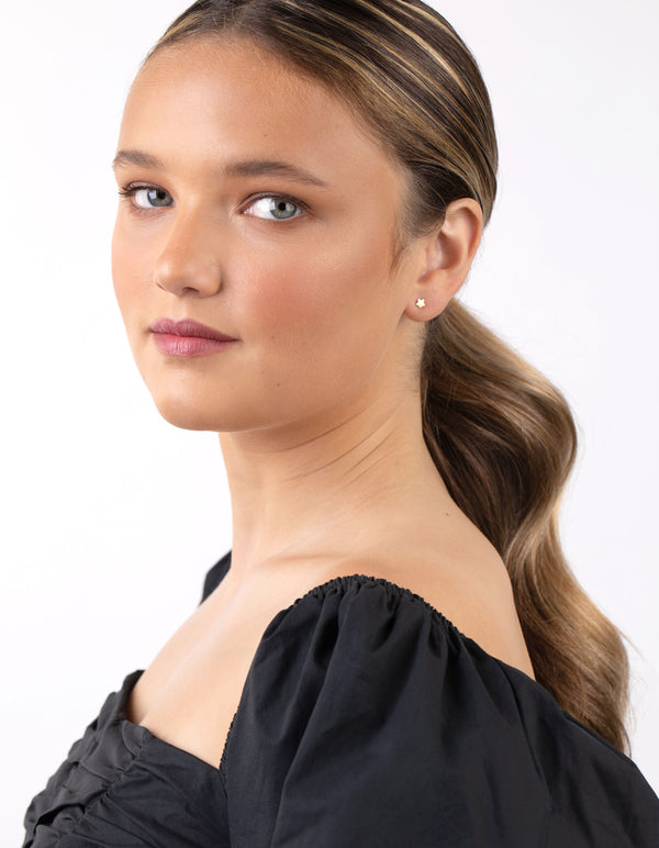 Gold Plated Sterling Silver Sterling Silver Celestial Stud Pack