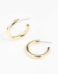 Gold Chunky Mini Hoop - link has visual effect only