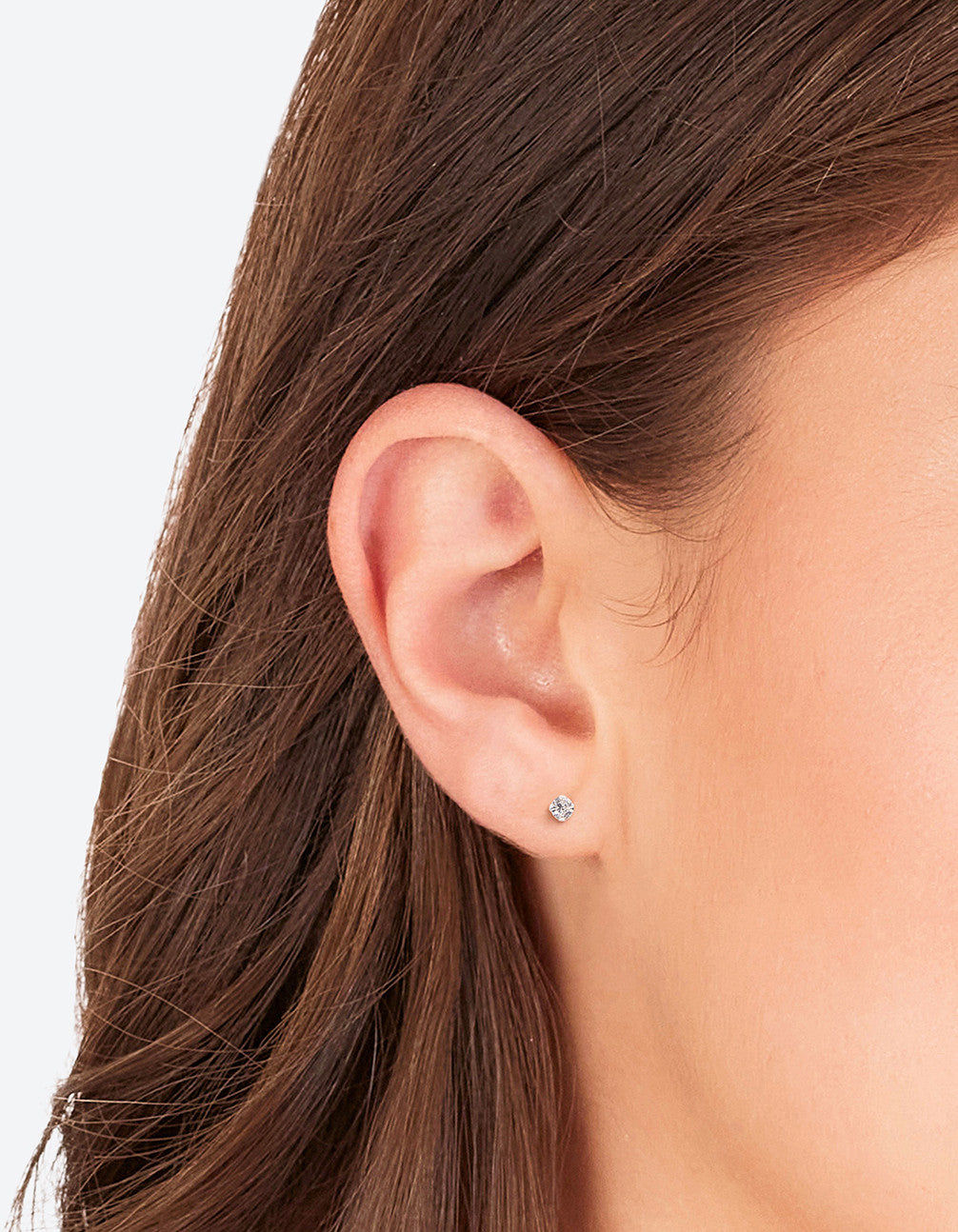 Sterling Silver 2mm Carat Stud Earrings