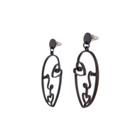 Black Artist Inspired Face Earrings - link has visual effect only