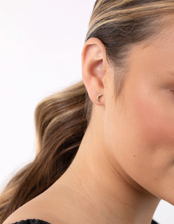 Gold Plated Sterling Silver Celestial Diamante Earring Pack