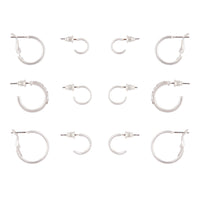 Silver Variety Hoop 6-Pack - link has visual effect only