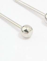 Surgical Stainless Steel 3MM Ball Piercing Stud - link has visual effect only
