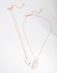 Kids Little & Big Sister Necklace Set - link has visual effect only