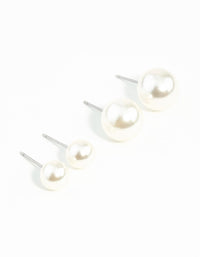 Pearl Stud Earring Pack - link has visual effect only