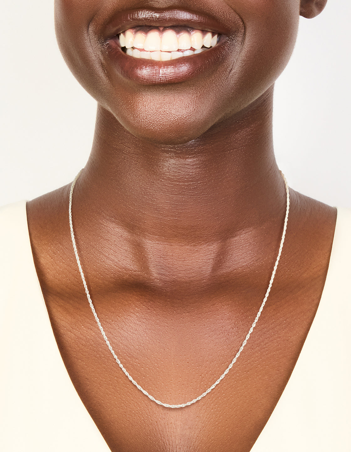 Sterling Silver Twisted Necklace