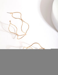 Gold Hoop Earrings - link has visual effect only